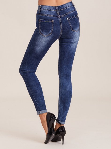 Spodnie jeans-JMP-SP-MG511.08-ciemny niebieski