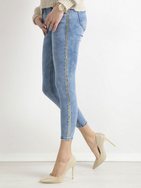 Spodnie jeans-JMP-SP-D1196.10-niebieski