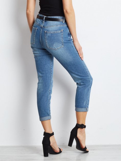 Spodnie jeans-JMP-SP-6889.58P-niebieski