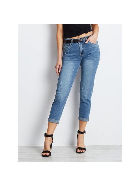 Spodnie jeans-JMP-SP-6889.58P-niebieski