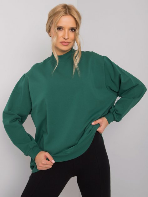 Bluza-RV-BL-5185.90P-ciemny zielony