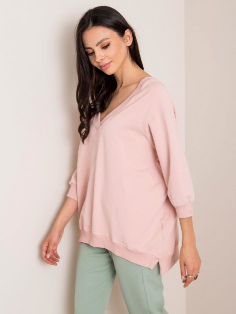 Bluza-RV-BL-5676.09-jasny różowy