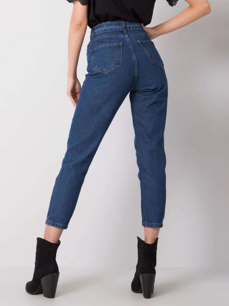 Spodnie jeans-320-SP-2902.09P-ciemny niebieski