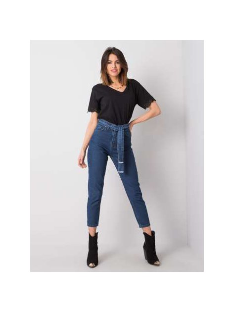 Spodnie jeans-320-SP-2902.09P-ciemny niebieski