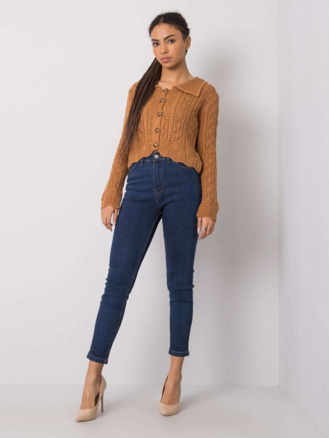 Spodnie jeans-320-SP-2614.05P-ciemny niebieski