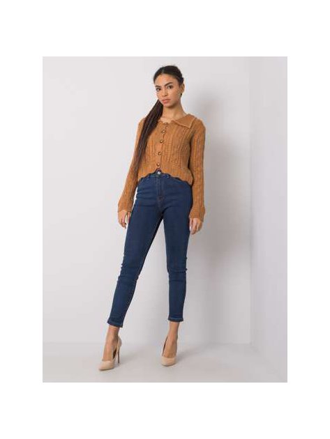 Spodnie jeans-320-SP-2614.05P-ciemny niebieski