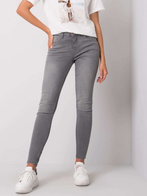 Spodnie jeans-D85030T62100G113-ciemny szary