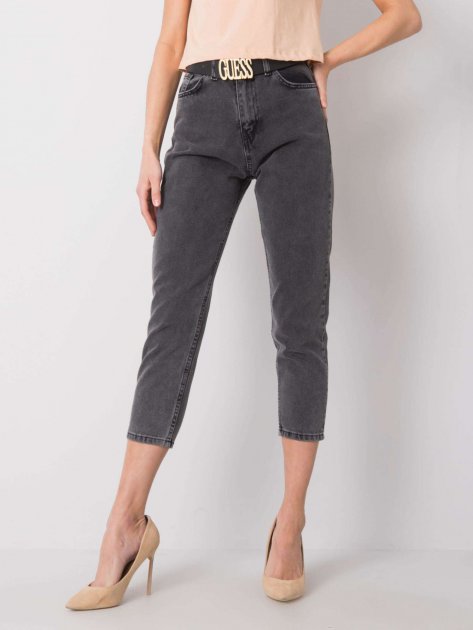 Spodnie jeans-320-SP-2764.08P-ciemny szary