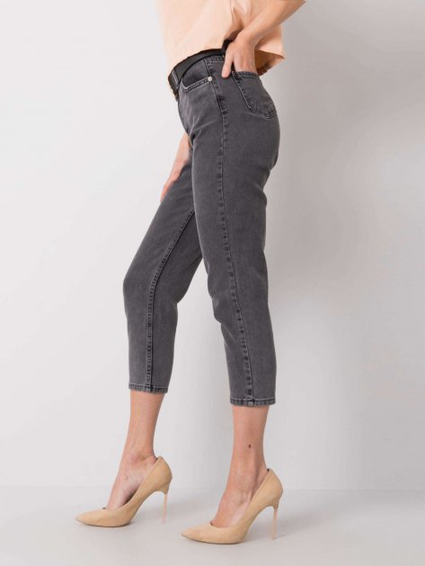 Spodnie jeans-320-SP-2764.08P-ciemny szary