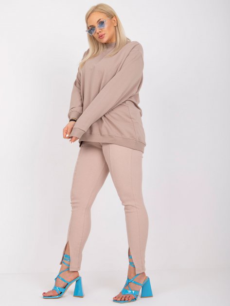 Bluza-RV-BL-6299.11-ciemny bezowy