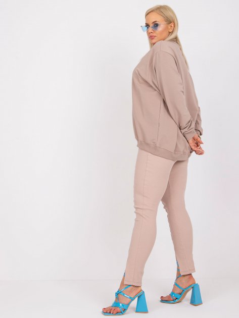 Bluza-RV-BL-6299.11-ciemny bezowy