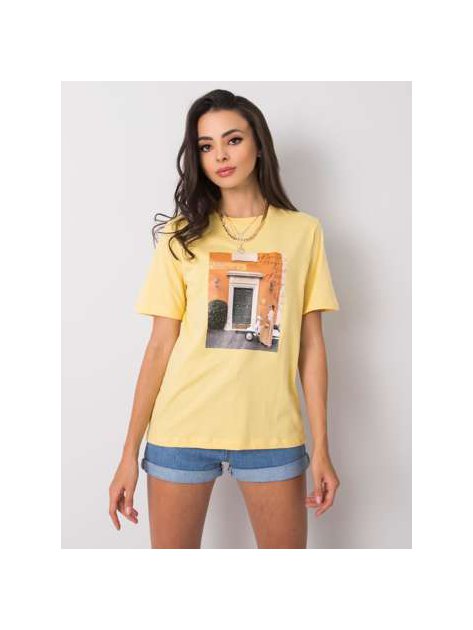 T-shirt-PM-TS-SS21CA61.69-żółty