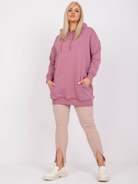 Bluza-RV-BL-6338.19X-ciemny różowy