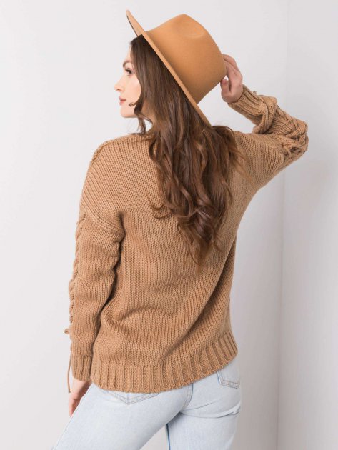 Sweter-CA-SW-3733.74-camelowy