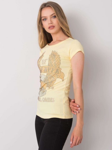 T-shirt-EM-TS-ES-21-533.16-jasny żółty