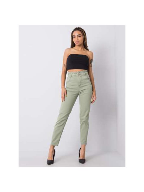 Spodnie jeans-336-SP-2156.33P-pistacjowy