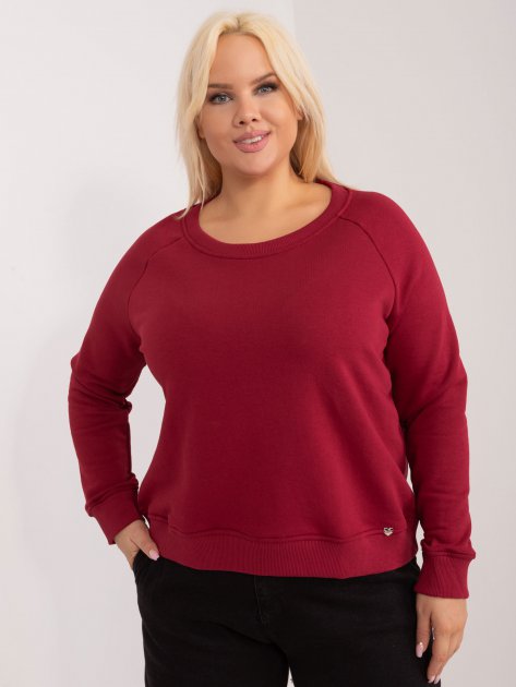 Bluza-RV-BL-6326.02X-bordowy