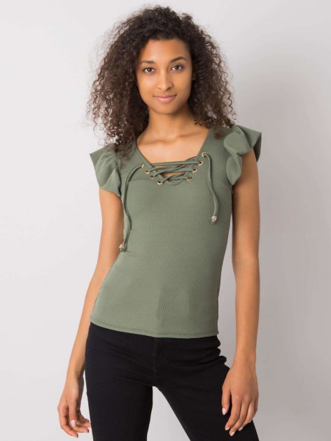 Bluzka-DHJ-BZ-13301.34P-khaki