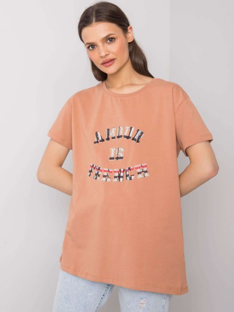 T-shirt-FA-TS-6892.88-camelowy