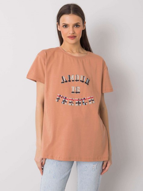 T-shirt-FA-TS-6892.88-camelowy