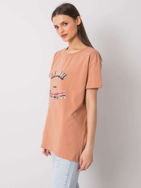 T-shirt-FA-TS-6892.88-camelowy