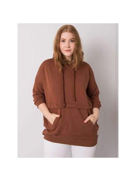 Bluza-RV-BL-6917.74P-ciemny brązowy