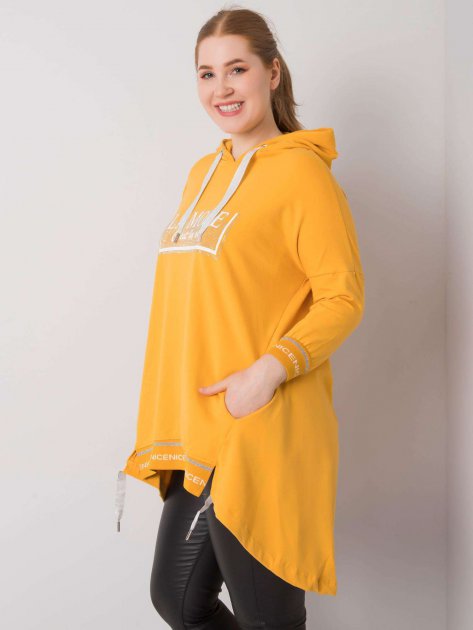 Bluza-RV-BL-6849.63P-ciemny żółty