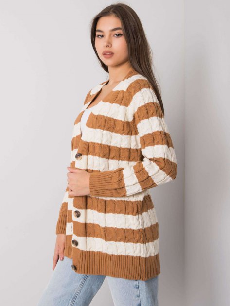 Sweter-FE-SW-3358.13-camelowy