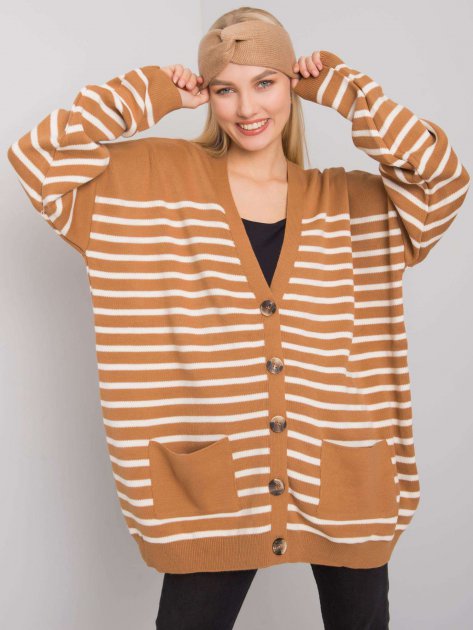 Sweter-FE-SW-3346.56P-camelowy