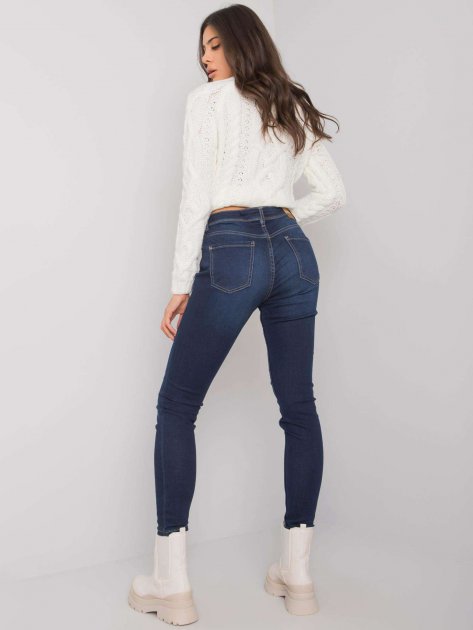 Spodnie jeans-D85035C62220D253-ciemny niebieski