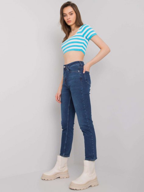 Spodnie jeans-MR-SP-5326.41-ciemny niebieski