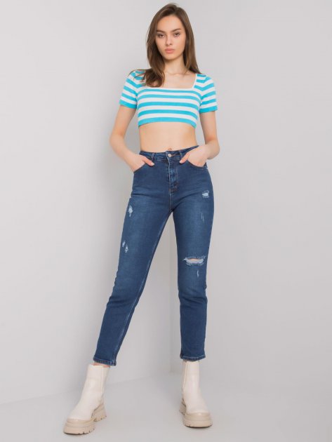 Spodnie jeans-MR-SP-5338.17-ciemny niebieski