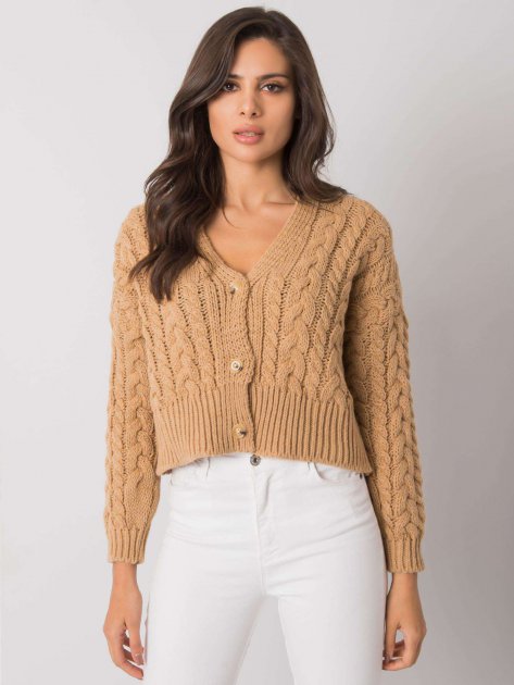 Sweter-D90031J90792A1-camelowy