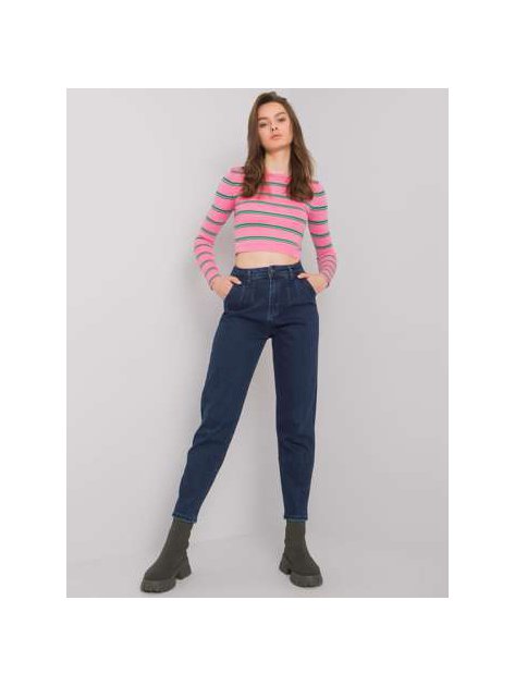 Spodnie jeans-MR-SP-253.22P-ciemny niebieski