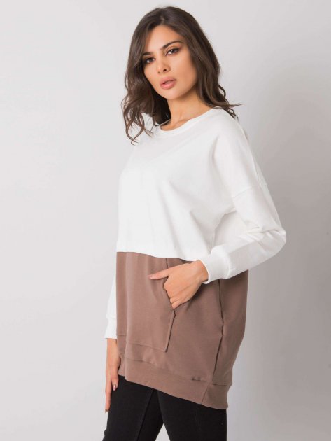 Bluza-RV-BL-7197.89P-biało-brązowy