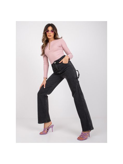 Spodnie jeans-MR-SP-356.42P-czarny