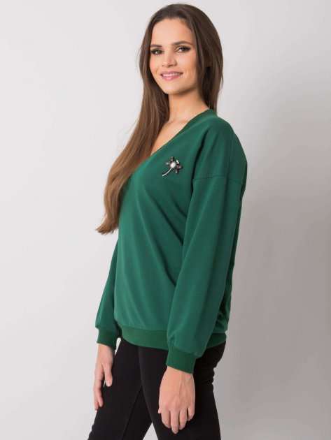 Bluza-RV-BL-7370.78P-ciemny zielony