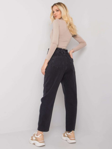 Spodnie jeans-RO-SP-PNT-06.17P-czarny