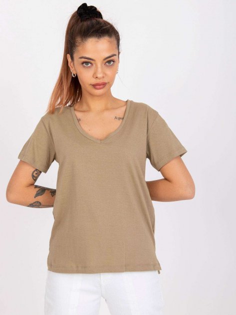 T-shirt-TW-TS-1002.28X-ciemny bezowy