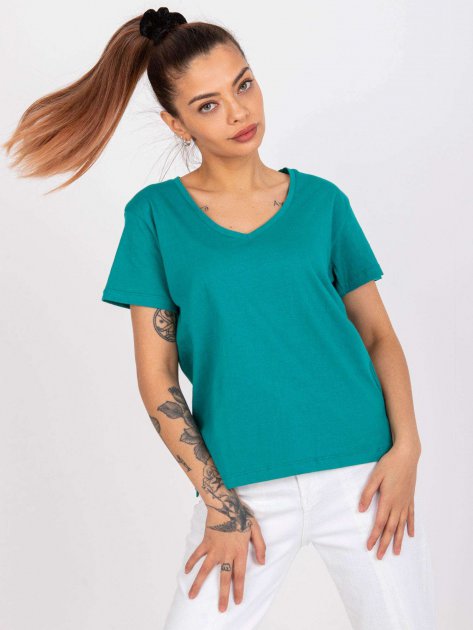 T-shirt-TW-TS-1002.28X-ciemny zielony