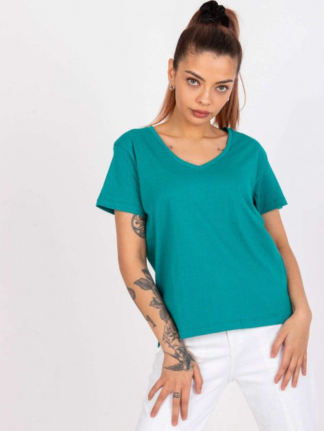 T-shirt-TW-TS-1002.28X-ciemny zielony