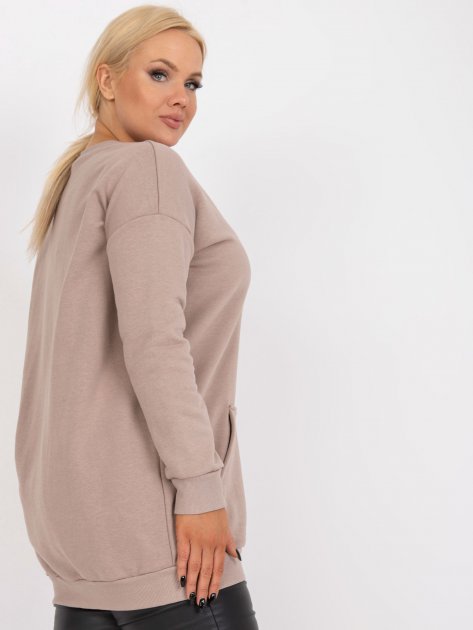 Bluza-RV-BL-7124.01-ciemny bezowy