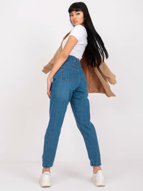 Spodnie jeans-RO-SP-PNT-4005.69-ciemny niebieski