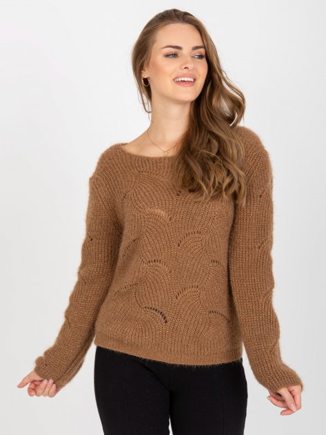 Sweter-TW-SW-BI-9030.08-brązowy