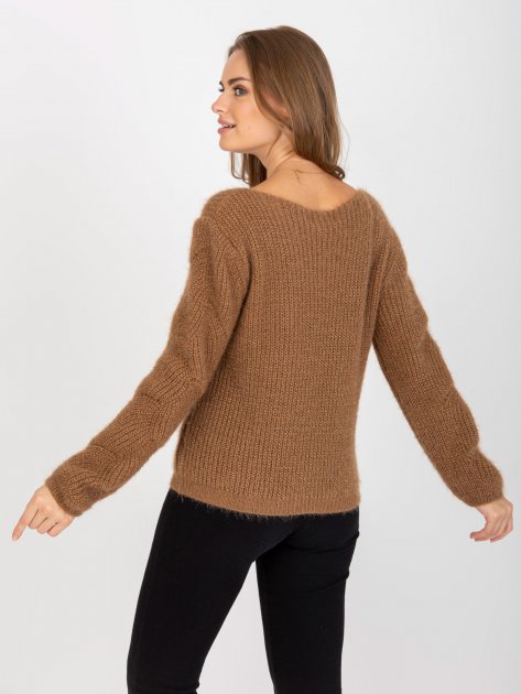 Sweter-TW-SW-BI-9030.08-brązowy