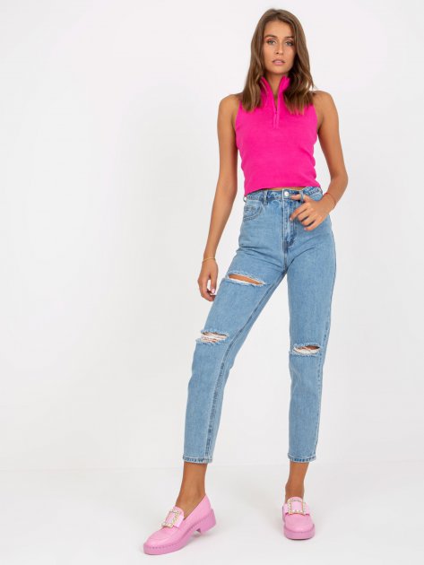 Spodnie jeans-EM-SP-RD1266.83-niebieski