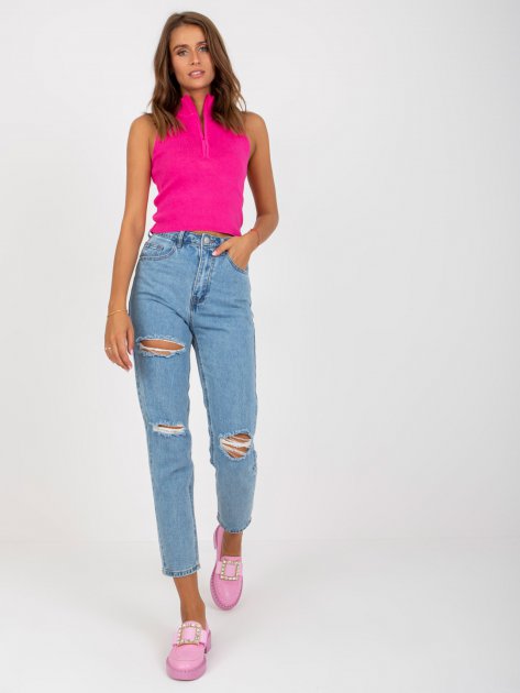 Spodnie jeans-EM-SP-RD1266.83-niebieski