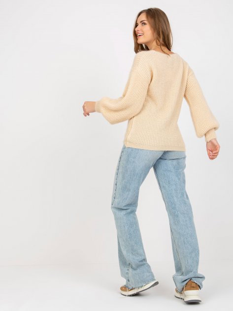 Sweter-TW-SW-BI-9029.84-beżowy