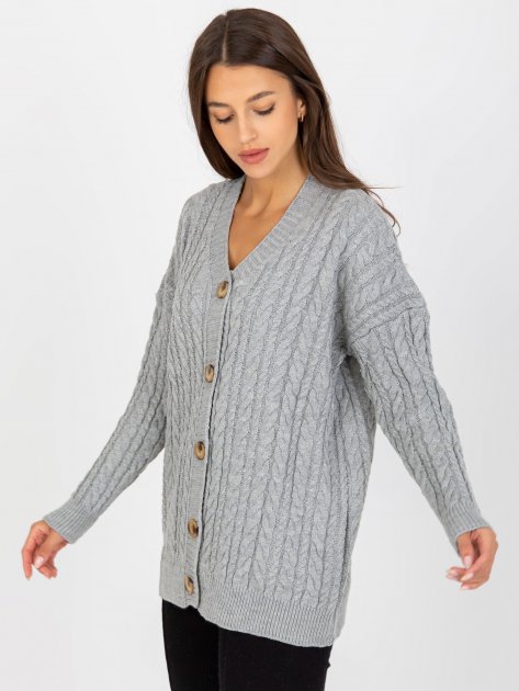 Sweter-LC-SW-8008.80P-szary