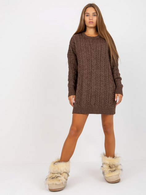 Sweter-LC-SW-8010.22P-brązowy